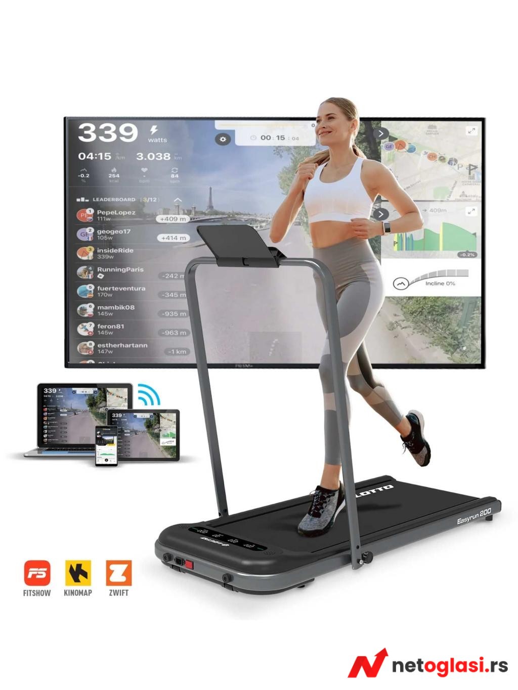 Lotto fitness traka za hodanje easyrun 200 10 km/1 ks