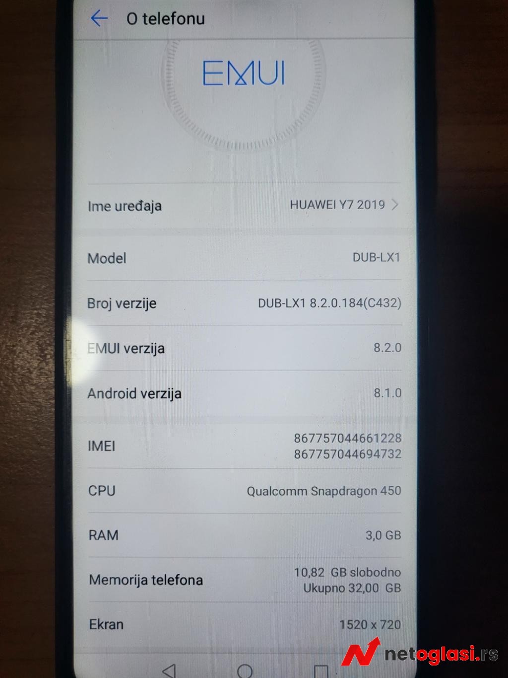 Huawei Y7 2019
