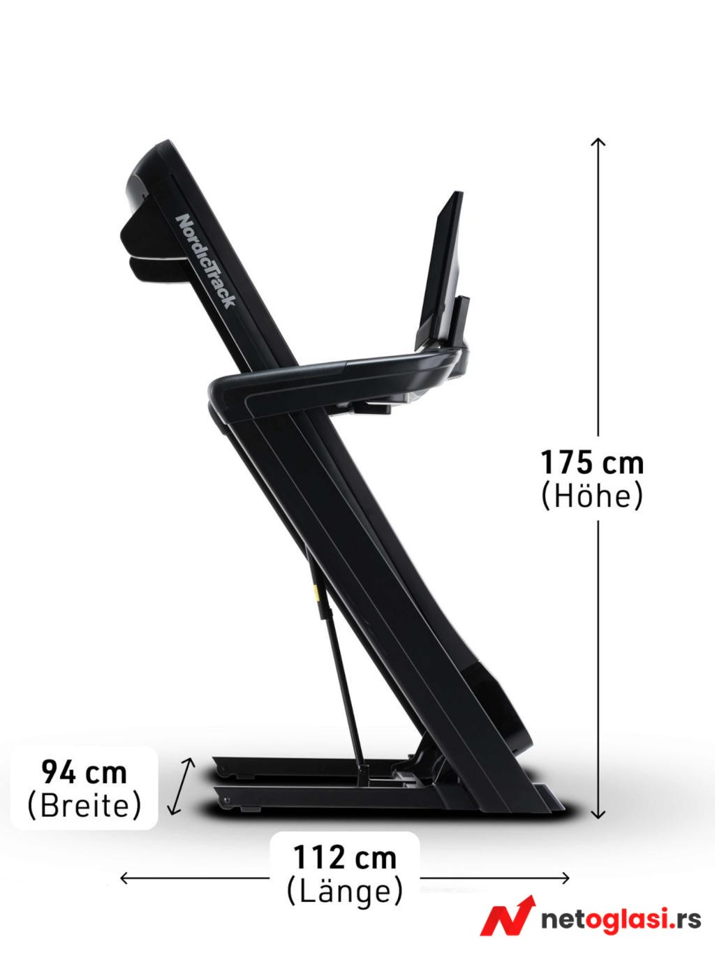 Nordictrack traka za trcanje nt commercial 2450 22 km/ 4.25 ks nordictrack