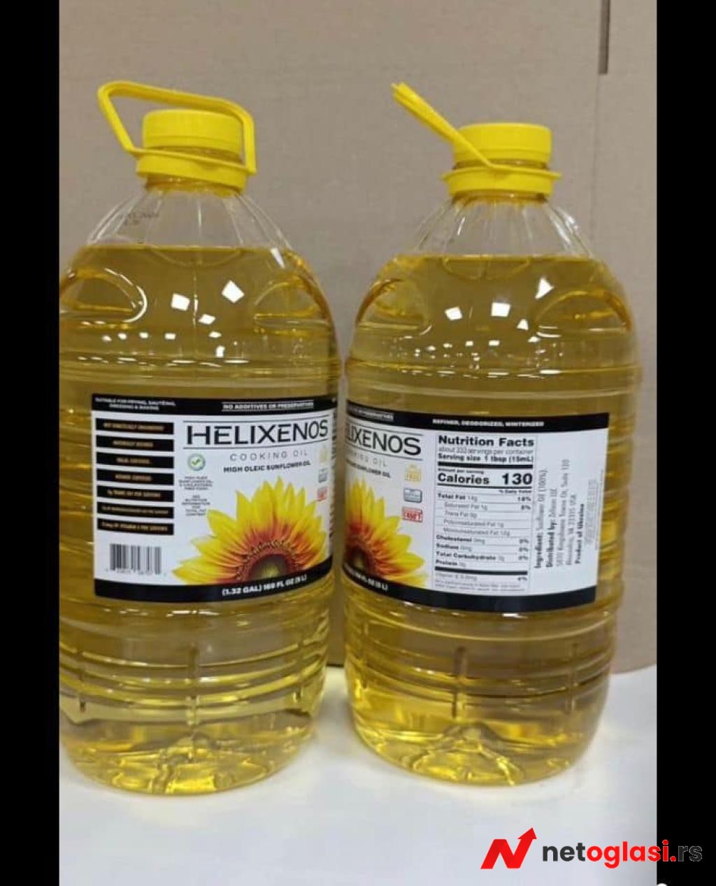 High quality 100% pure refined cooking sunflower oil