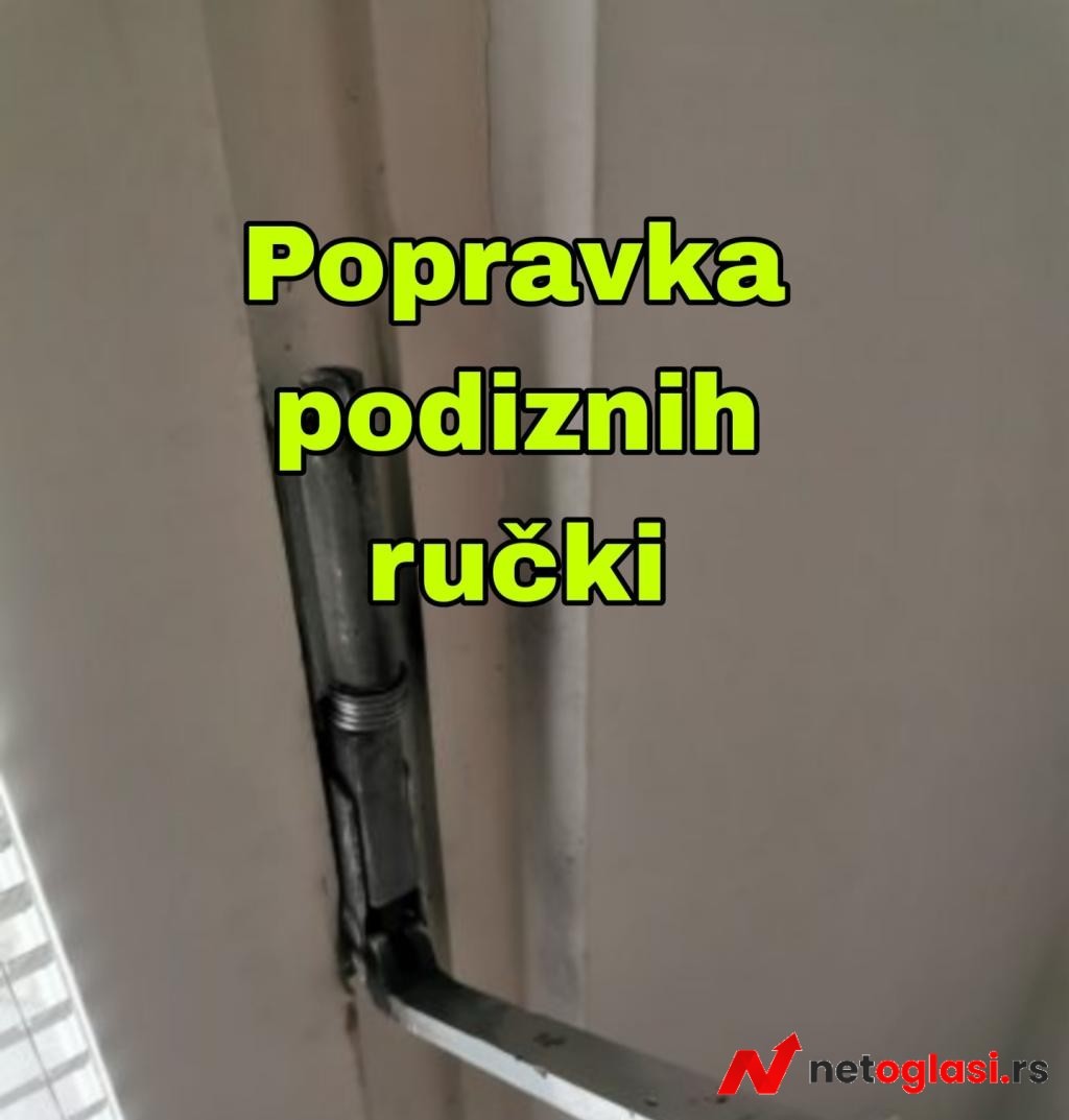Popravka podiznih rucki balkonskih vrata