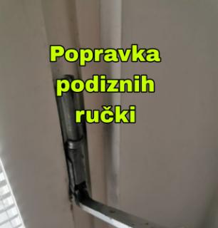 Popravka podiznih rucki balkonskih vrata