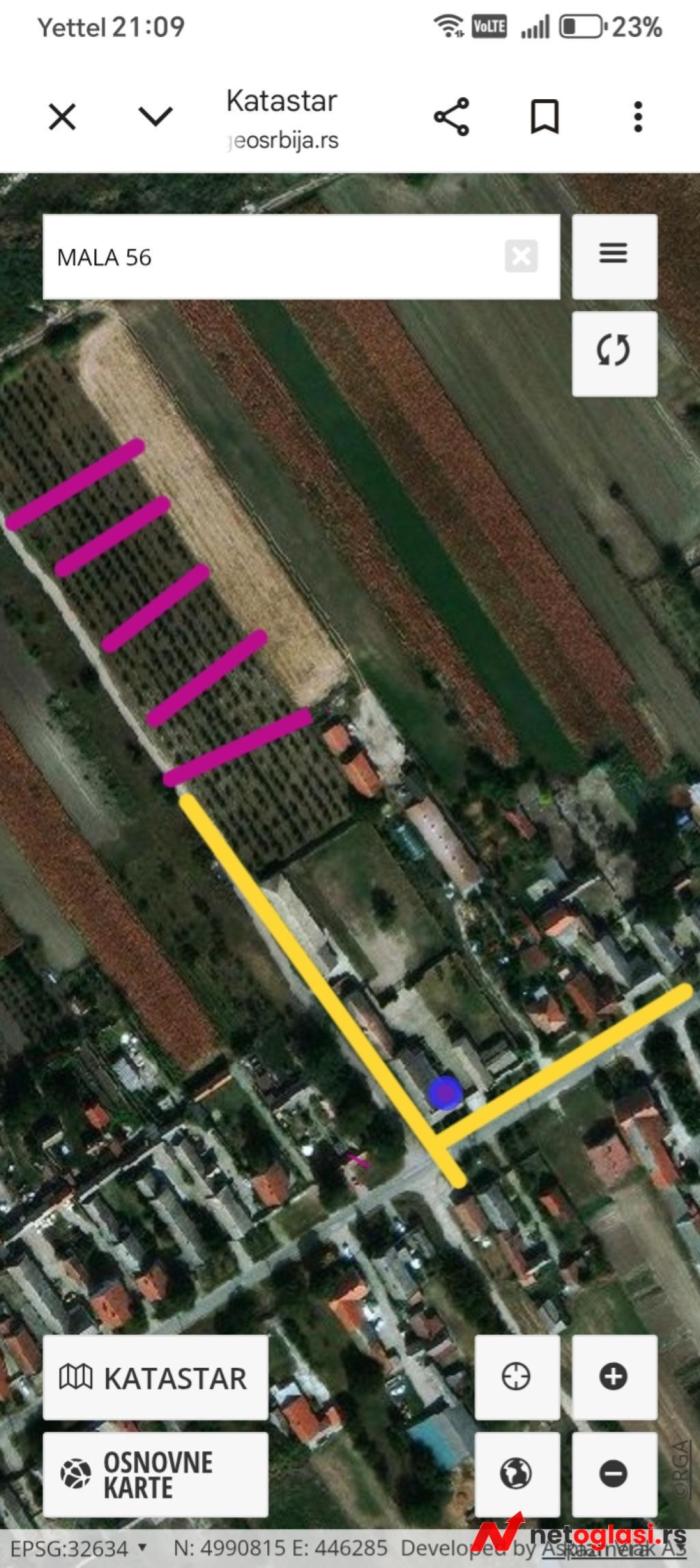 Gradjevinski placevi po 6 ari u Surduku