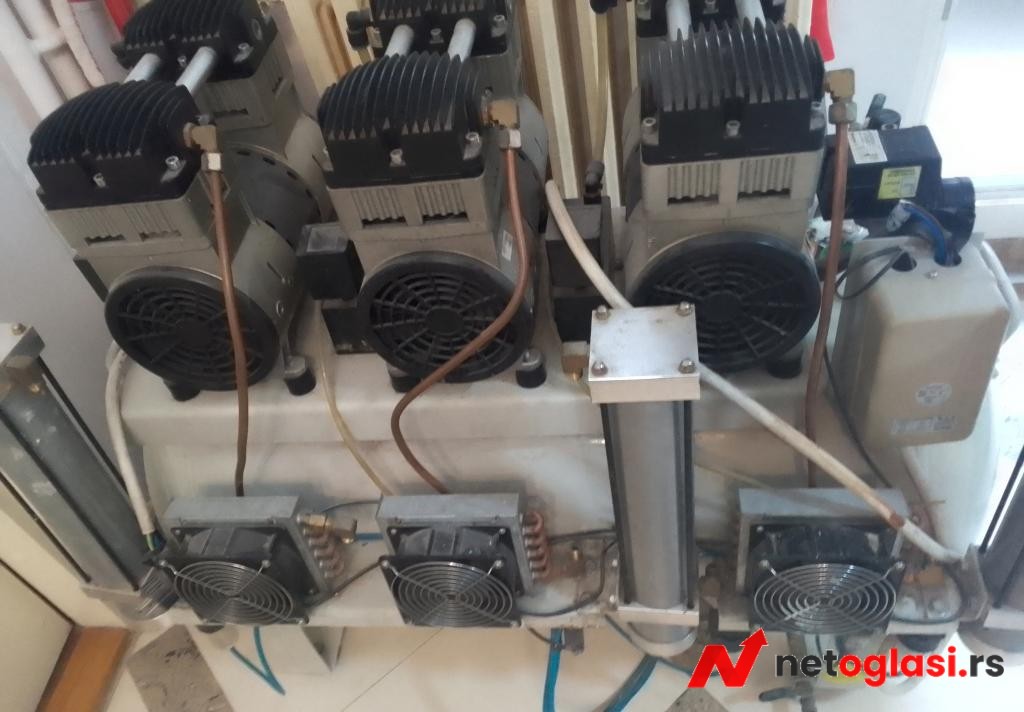 Kompresor 4kW trofazni indutrijski (sa 3 motora)