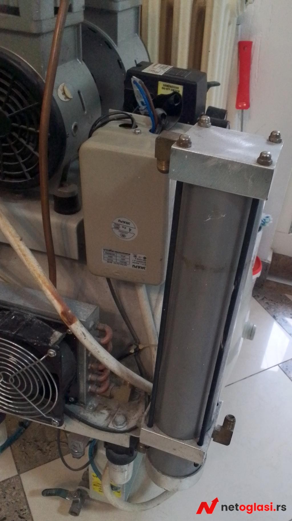 Kompresor 4kW trofazni indutrijski (sa 3 motora)