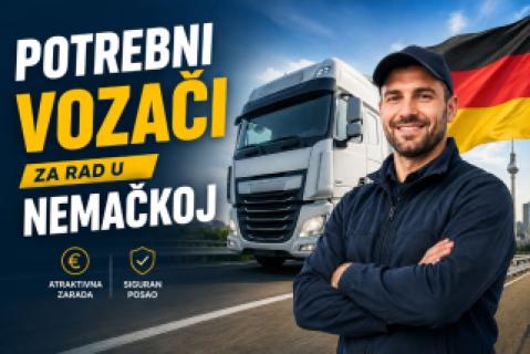 Potrebni vozaci za rad u Nemackoj