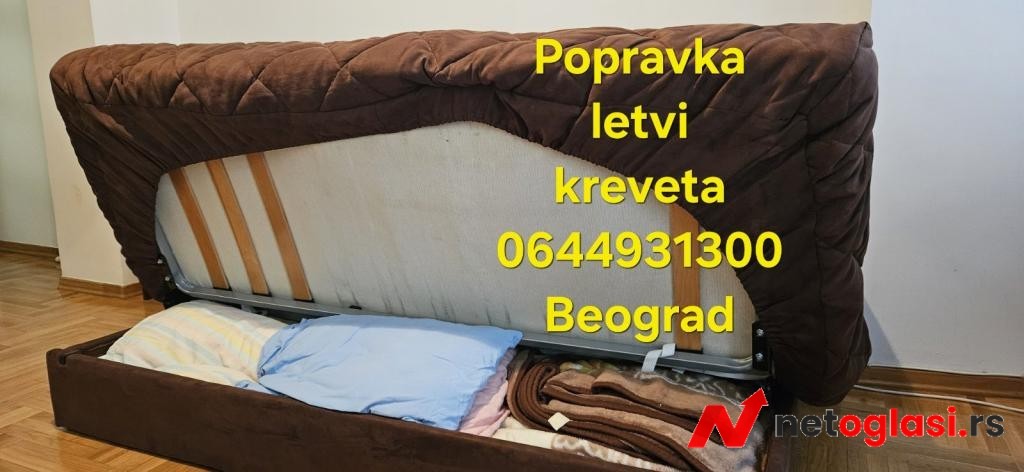Popravka odpalih nogara kreveta ojacavanje
