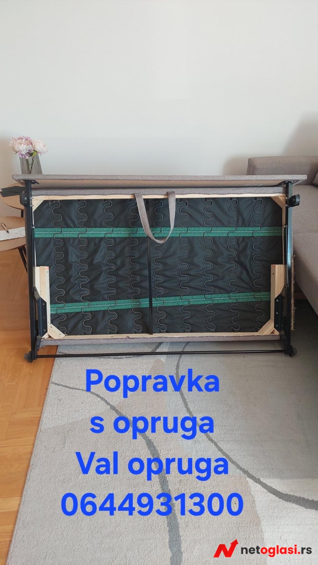 Popravka odpalih nogara kreveta ojacavanje
