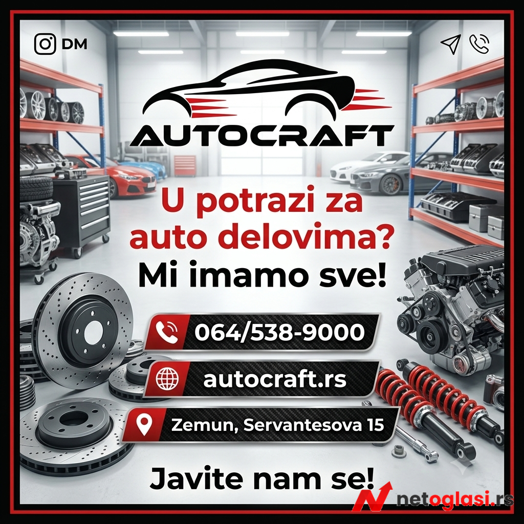 Auto Delovi Vrhunskog Kvaliteta - Autocraft Zemun (Altina)